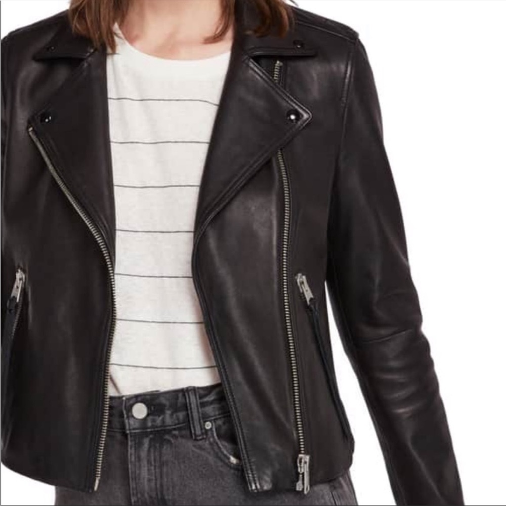 Allsaints Dalby Leather Jacket XS